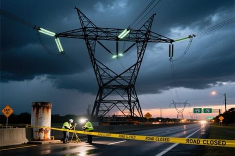 I-75 Power Line Shutdown