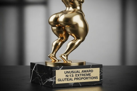 Unusual Award N.13: Extreme Gluteal Proportions in African Woman