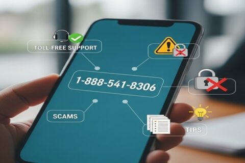 1‑888‑541‑8306 Explained: Toll-Free Support, Scams, and Tips